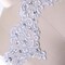 1 Yard 5.5 Inch Wide Silver Bridal Beaded Veil Lace Trim Wedding Sequined Edging
